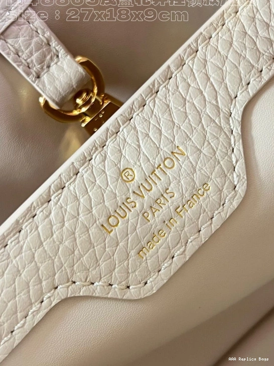 Aaa replica ru CAPUCINES LOUIS VUITTON BB-27*18*9CM 0803